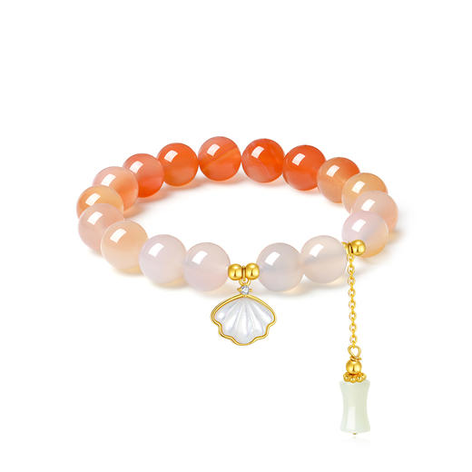 Winy925纯银见山桃手链送女友闺蜜节日生日礼物 商品图6