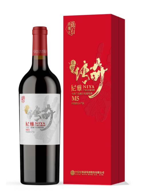 尼雅传奇马瑟兰混酿干红M5 750mL单支礼盒装 商品图0
