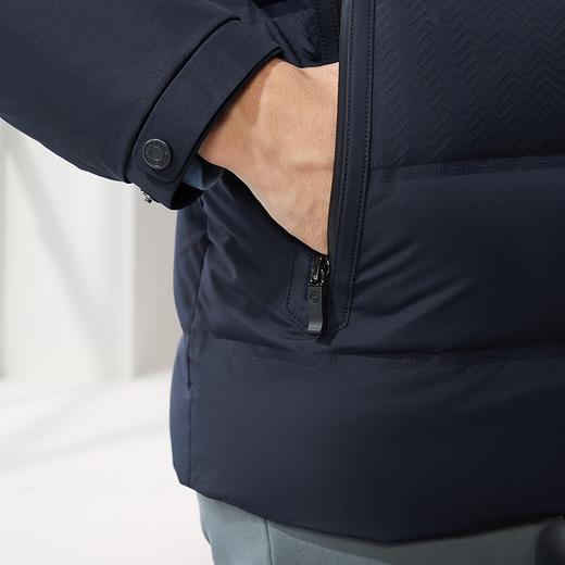 【拒水鸭绒】柒牌立领羽绒服男2024冬季新品时尚百搭厚款保暖外套	127E71360 商品图2