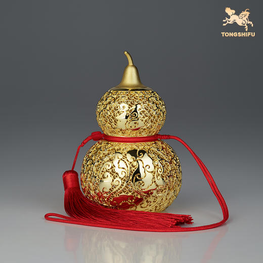 铜师傅《福禄香囊》客厅桌面花丝铜葫芦香薰摆件 装饰品 节日礼物 商品图1
