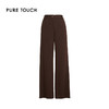 pure touch女士棕色复合型肌理直筒裤1368244425 商品缩略图4