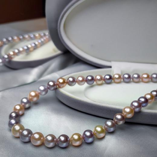 混彩爱迪生淡水珍珠项链（特价） 商品图11