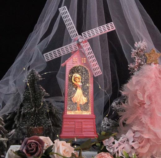 维多利水晶灯 八音盒 旋转音乐盒 儿童女生小女孩生日礼物 商品图0