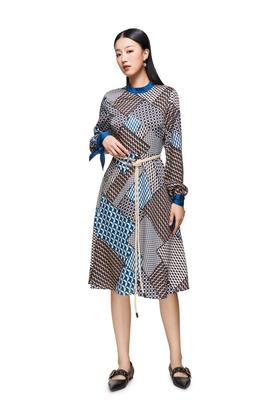 SUMMER & SAGE 金属装饰编织绳腰带 6653