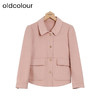 oldcolour冬季新款休闲简约百搭气质宽松显瘦短款外套女P480499A1 商品缩略图2