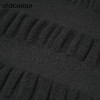oldcolour冬季新款黑色简约气质时尚通勤百搭针织衫女P430502A1 商品缩略图3