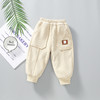 【柔软舒适，保暖性能升级】男童秋冬季加绒裤子 新款儿童一体绒休闲裤 男宝宝冬装保暖长裤-QQ 商品缩略图8