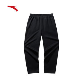 安踏运动复古动型科技男子泡芙绒针织运动长裤152448302N