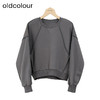 oldcolour冬季新品纯色圆领休闲百搭时尚保暖卫衣女P420202A1 商品缩略图0