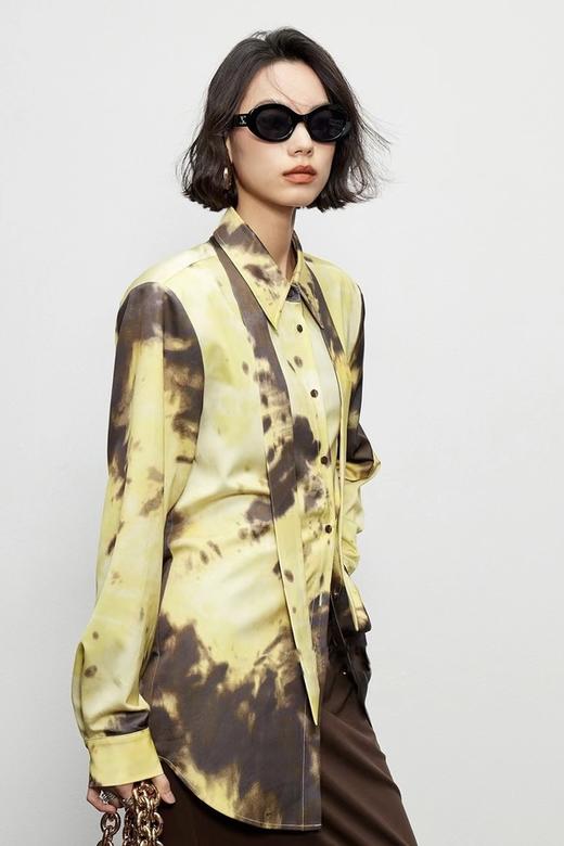 Kai & Kiera 复古扎染缎面衬衣 19264 商品图3