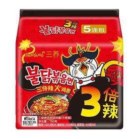 [멀티팩]삼양 불닭볶음면 3배매운맛 140g*5