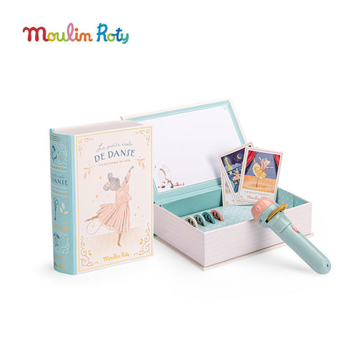 Moulin Roty 《小时光系列》故事 投影手电筒（礼盒版） 适合4岁以上 亲子互动 激发想象力 提升语言组织能力 法国品牌-711364 商品图12