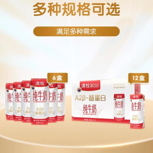 澳牧进口纯牛奶礼盒250ml*12/件 商品图3