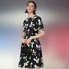 EITIE爱特爱春季新款修身显瘦收腰印花连衣裙7777401 商品缩略图2