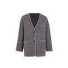 乔万尼秋冬高级感新款羊毛呢短款大衣外套EM4B523 商品缩略图5