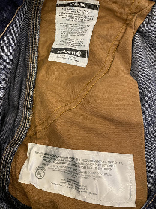 Carhartt 卡哈特 FR 工装长裤（42”） （105 cm）_WLP(6) 商品图4