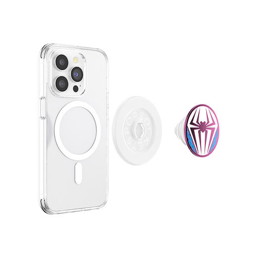 【蜘蛛侠·平行宇宙】MAGSAFE磁吸手机气囊支架 Round圆啪嗒系列 格温战衣·MagSafe圆啪嗒（夜光） 商品图2