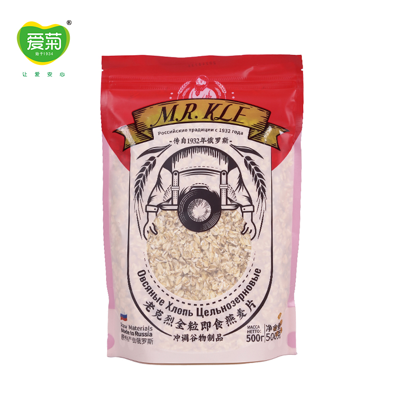 老克烈金麦全粒即食燕麦片500g