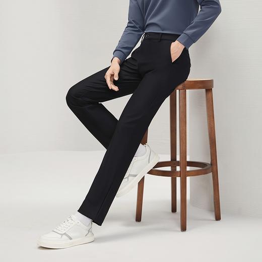 【远红外发热】柒牌男士休闲裤冬季2024新品商务通勤上班保暖长裤	127H72610 商品图3