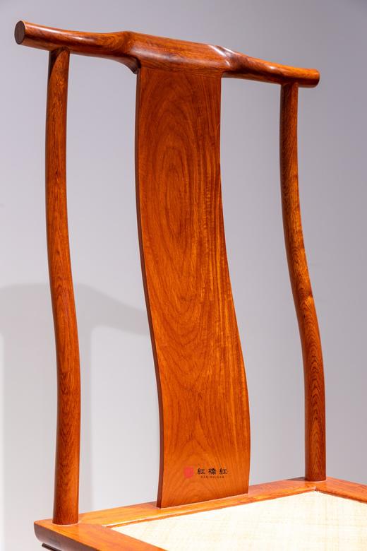 红桥红  家具严选  缅甸花梨（大果紫檀）【藤面 马未都 S背 灯挂椅】 商品图2