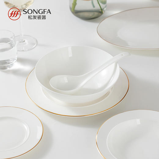 金丝玉器骨瓷餐具套装 商品图3
