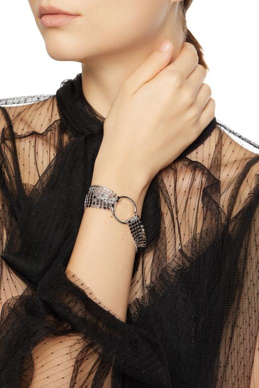 OCTAVIA 中性风几何银色手链 6625 商品图0