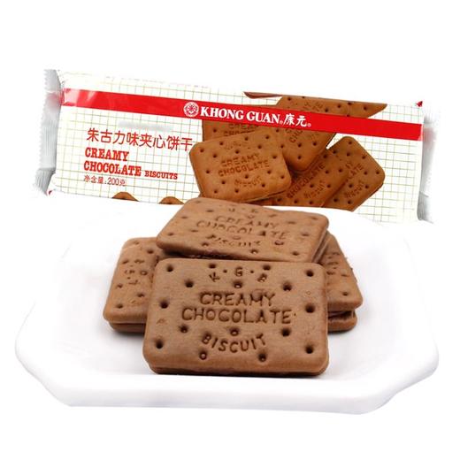 康元 朱古力味夹心饼干 200g/袋 商品图0