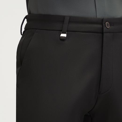 【复合绒】柒牌男装休闲裤秋冬新款商务修身舒适保暖男士直筒长裤	127H72370 商品图2