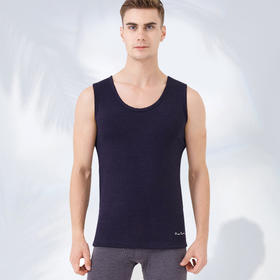 【惊喜价】皮尔卡丹男士保暖背心秋冬季加厚加绒青年打底内衣单件紧身上衣