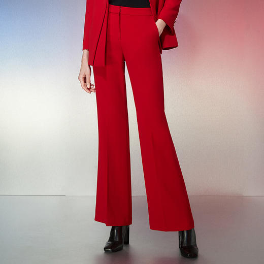 EITIE爱特爱春季新款显瘦显高百搭高腰裤子7705423 商品图3