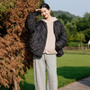 绽放787朵/冬季大廓形衬衫款外套翻领轻薄宽松保暖休闲保暖羽绒服 商品缩略图1