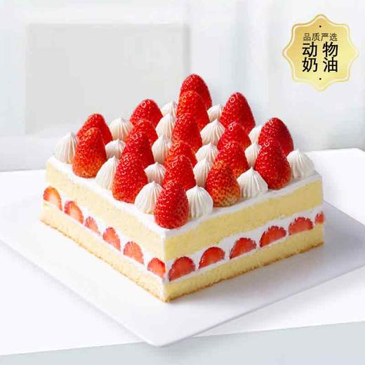 暮雪草莓-陪你从初雪到白头-6英寸【下午茶蛋糕】 商品图0