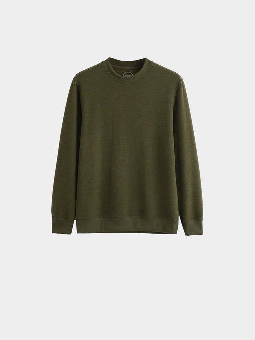 【冬装新品】2024云雾不起球羊毛男小立领长袖针织衫24新款黑色毛衣打底简约毛衣！ 商品图6