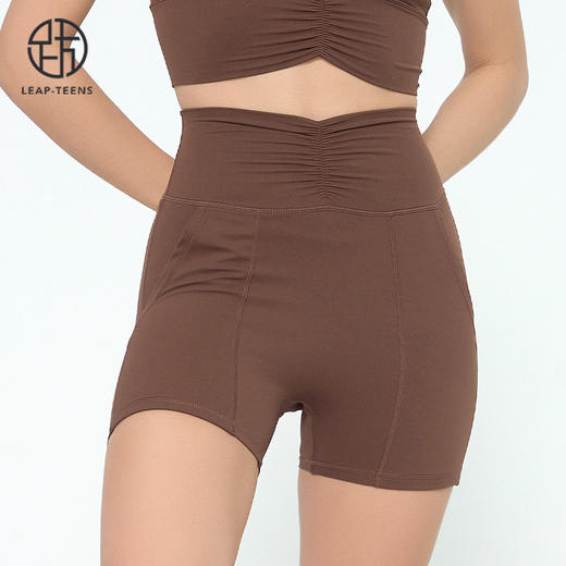 跃牌【小甜心】系列 健身短裤女夏季跑步运动训练三分裤516 商品图9