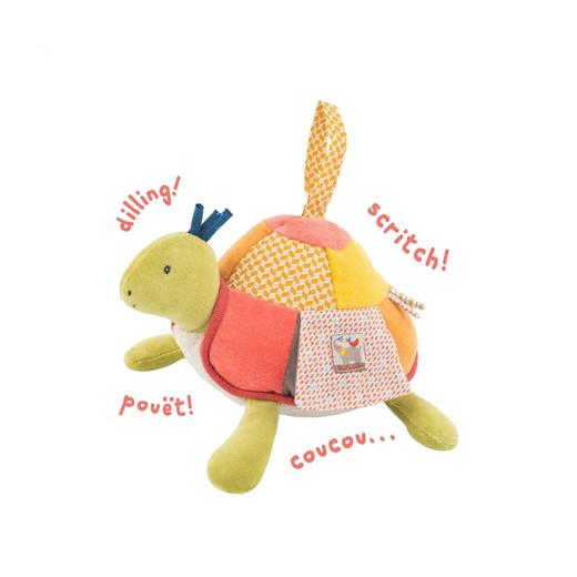 Moulin Roty 小象玩偶 多功能/启蒙玩偶 适合0岁以上 协助婴儿感官发育 可悬挂 森林和原野系列 法国品牌-658042 商品图4