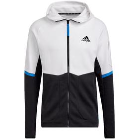 279.9Adidas男春秋运动休闲连帽修身夹克外套406406-HF 线上线下同时在售不保证有货