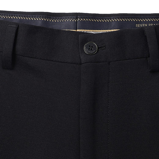 【含羊毛】柒牌男装西裤男士2025秋冬新款商务休闲中腰直筒长裤子	127H70010 商品图2