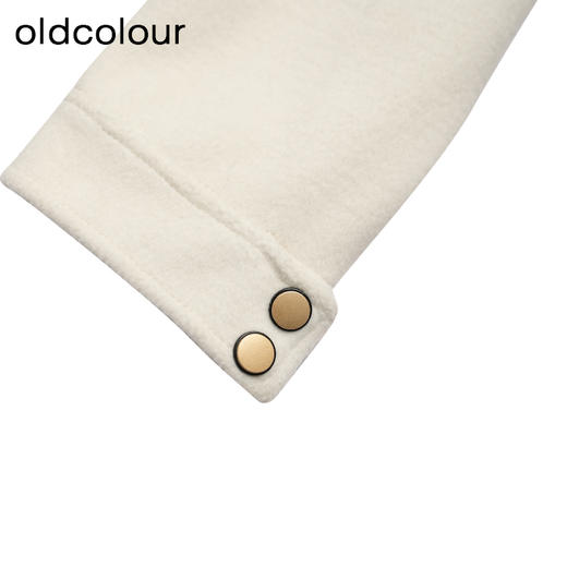 oldcolour冬季新款休闲简约百搭气质宽松显瘦短款外套女P480499A1 商品图4