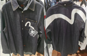 EVISU 男 衬衫 2EAHTM3SL1044RXINDX