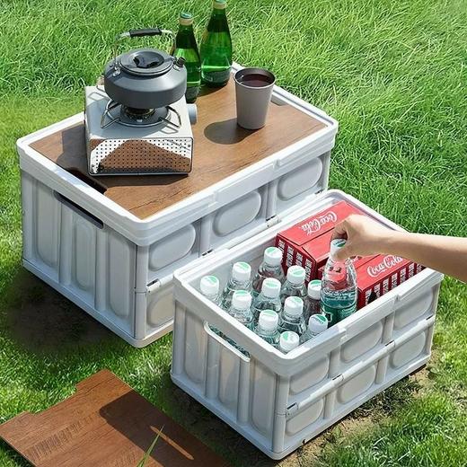 户外折叠收纳箱   露营后备箱整理箱 商品图1