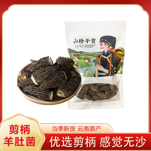【杨芊一】云南剪柄干羊肚菌50克/袋 商品图0