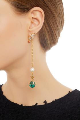 DEDE迪迪 星星圆球组合耳环 4990