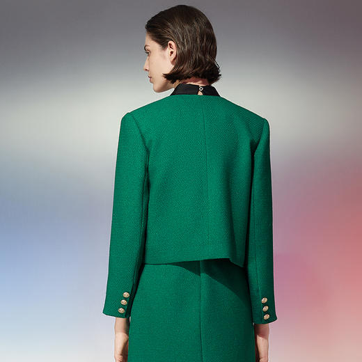 EITIE爱特爱春季新款时尚气质小香风短外套7703403 商品图4