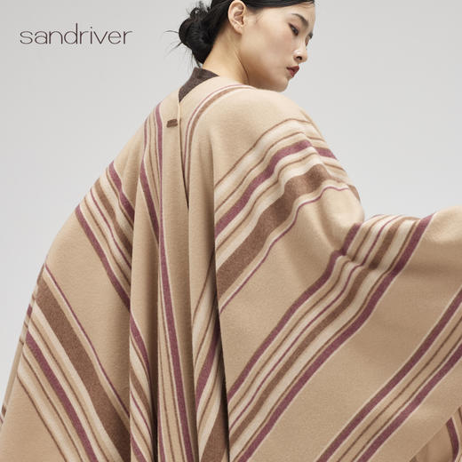 西藏羊绒流苏斗篷SJF96W297N 商品图5