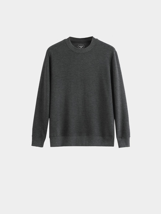 【冬装新品】2024云雾不起球羊毛男小立领长袖针织衫24新款黑色毛衣打底简约毛衣！ 商品图5