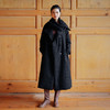 绽放546朵/冬季加厚帅气廓形搭配*双排扣围巾白鹅绒长款风衣 商品缩略图0