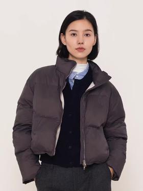 LIVINGTOWN/ LT双拉链面包短款羽绒服