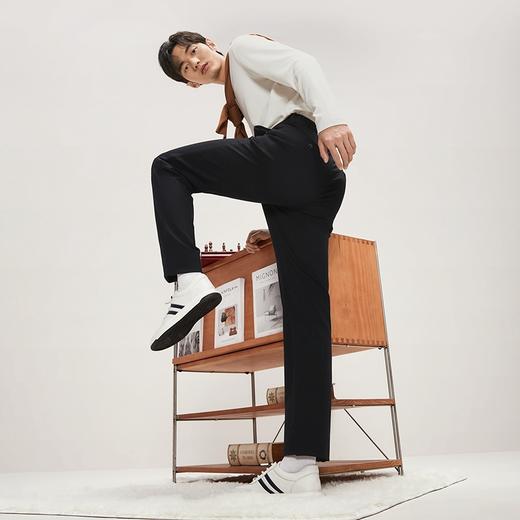 【石墨烯】柒牌弹力休闲裤男2024冬季新款商务百搭修身直筒长裤子	127H70940 商品图3