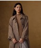VGRASS维格娜丝24年冬季新款精仿羊毛人字纹大衣 商品缩略图1