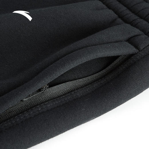 安踏（ANTA）美式复古运动长裤男士冬季新款加绒保暖针织卫裤子152448301N 商品图2